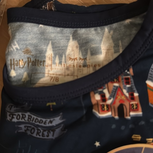 Little sleepies Harry Potter short sleeve Pjs - Picture 3 of 3